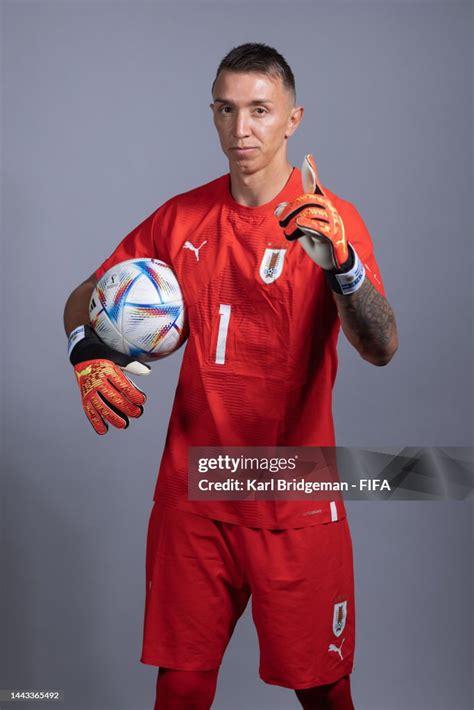 Fernando Muslera of Uruguay poses during the official FIFA World Cup ...