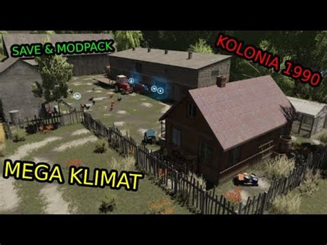 SAVE MODPACK MEGA KLIMAT POLSKIE GOSPODARSTWO KOLONIA 1990