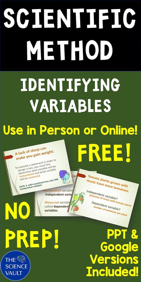 The Scientific Method For Identifying And Using Variable Numbers