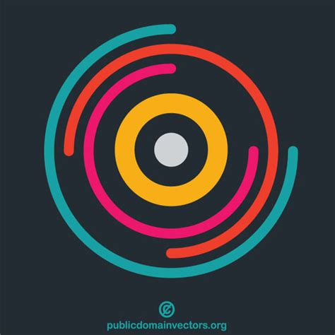 Logo Design Colored Circles Public Domain Vectors