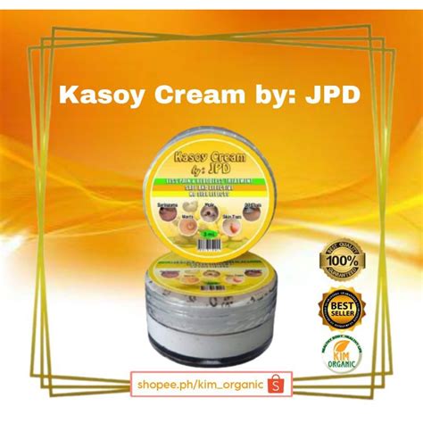 Authentic Kasoy Cream By Jpd Ml W Oil Shopee Philippines