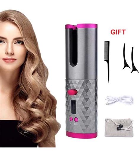 Portable Cordless Auto Hair Curler Wireless Curling Iron Usb Rechargeable Hair Curler For Curls