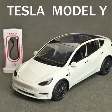 1 24 Tesla Model Y Model 3 Tesla Model S Alloy Die Cast Toy Car Model