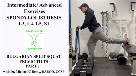 Spondylolisthesis L L L S Advanced Intermediate Exercises