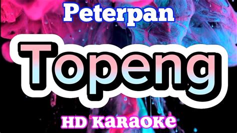 Topeng Peterpan Zmc Karaoke Youtube