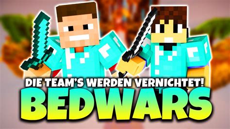 Minecraft BEDWARS TEAM S VERNICHTEN Fr3akzLP YouTube