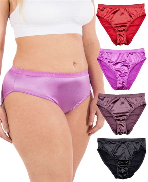 Womens Silky Sexy Satin Bikini Panties S Plus Size Women Underwear