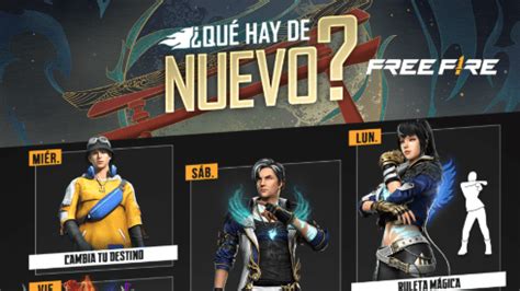 Free Fire Agenda Semanal Del Al De Enero Con Torre Del Rey Y