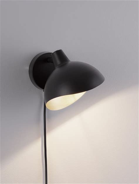 Nova Luce Wall Luminaires Geti Matt Black Gold Metal