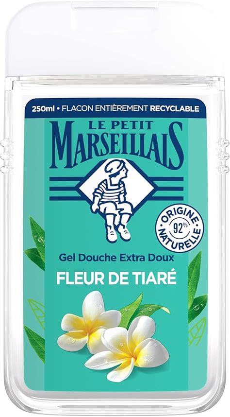 Le Petit Marseillais Gel Douche Extra Doux Fleur de Tiaré flacon de