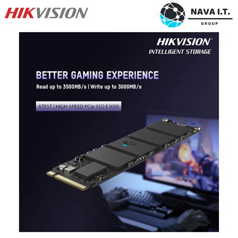 HIKVISION E3000 1024GB M 2 PCI E Gen 3 X 4 NVMe 3D NAND 3 Years