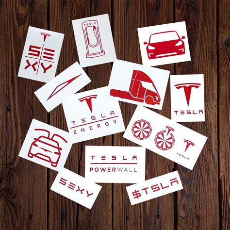 Tesla Sticker Pack Tesla Decal Car Bumper Sticker Tesla Motors