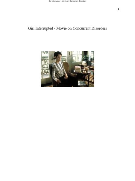 Girl Interrupted | PDF | Borderline Personality Disorder | Dialectical Behavior Therapy