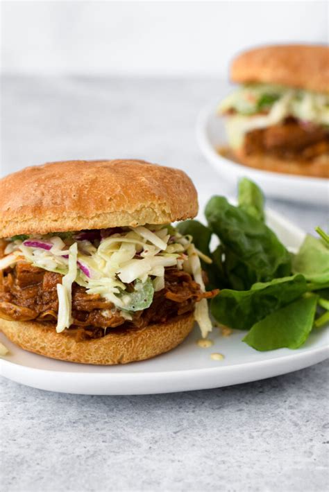 Easy Vegan BBQ Jackfruit Sandwiches Olivia S Kitchen