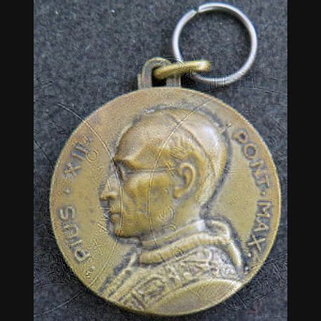 Vatican M Daille En Bronze Du Pape Pie Xii Pius Xii Pont Max