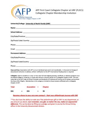 Fillable Online Afpflfirstcoast Afpnet Unf Ihq Form Afp Fl First