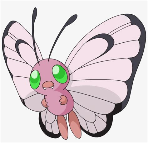 012 Butterfree Ag Pink Shiny Pokemon Butterfree Pink Free