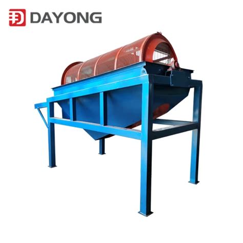 Small Industrial Rotating Drum Sieve For Rotary Malt Wood Sawdust