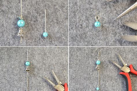 Beebeecraft Tutorials On Making Elegant Pearl Earrings Pandahall