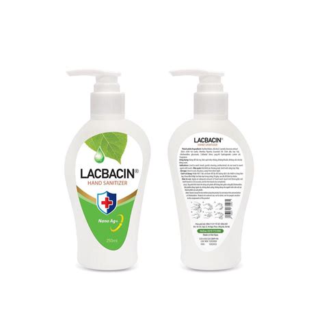 Dung dịch rửa tay khô Lacbacin chai 250 ml