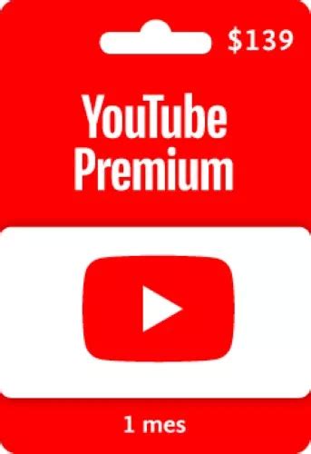 Tarjeta De Youtube Premium Mercadolibre