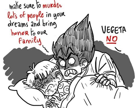 Vegeta is NOT the most comforting father in the universe... in 2024 ...