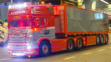 Mega Rc Model Truck Action Vol Scania Man Mb Actros Fair Erfurt