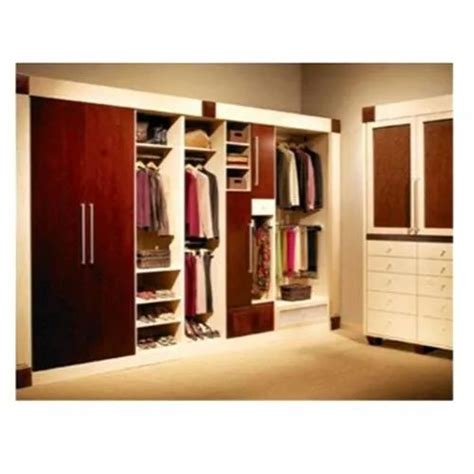 Brown Bedroom Wooden Wardrobe Features Weather Proof At Rs 870 Square