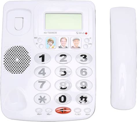 Schnurgebundenes Telefon Festnetztelefon Mit Gro En Tasten F R