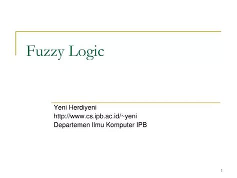 Ppt Fuzzy Logic Powerpoint Presentation Free Download Id1857083