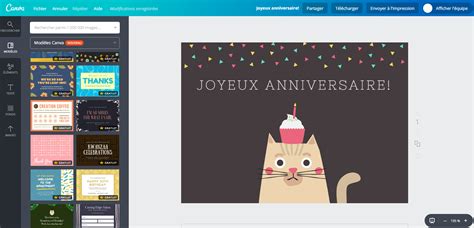 Carte Joyeux Anniversaire Personnalise Gratuit