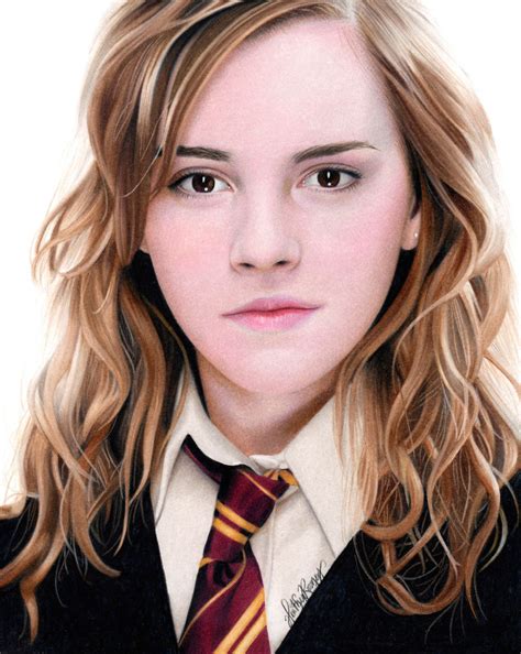 Colored Pencil Drawing Of Hermione Granger Pencil Drawings Harry