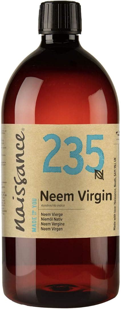 Naissance Aceite Vegetal De Neem Litro Puro Virgen Natural