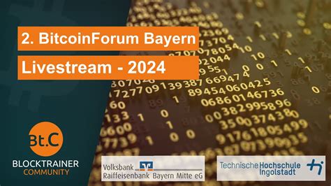 Bitcoinforum Bayern Volksbank Raiffeisenbank Bayern Mitte Youtube