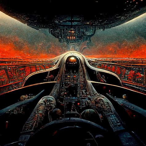 Stellar Cockpit 1 Digital Art By Retro Sci Fi Fine Art America