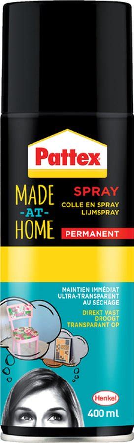 Lijm Pattex Hobby Spuitbus Permanent 400ml 836245 Bij Rosenboom