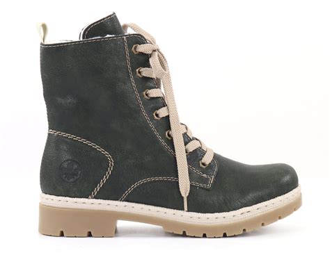 Rieker Ankelboots F R Dam Y Gr N Stilettoshop Se Webbutik