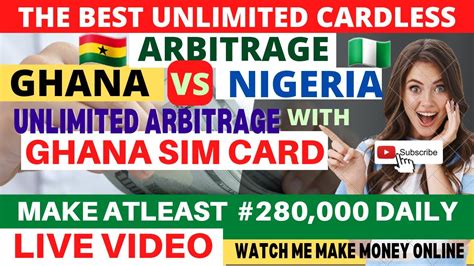 LIVE Unlimited Cardless Arbitrage Trading In Nigeria Make Atleast