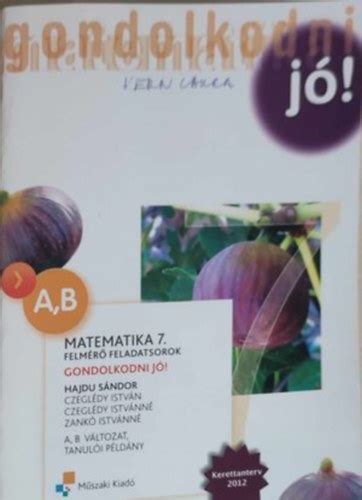 Libri Antikv R K Nyv Gondolkodni J Felm R Feladatsorok Matematika