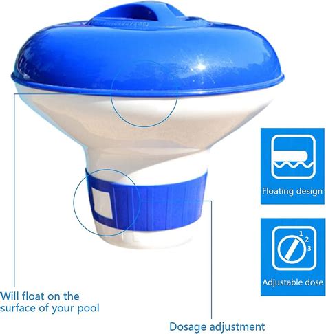 Pool Dosing Float Pcs Inch Floating Chlorine Dispenser Chlorine