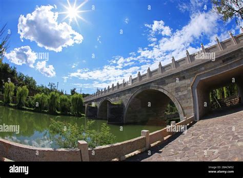 Ancient stone Bridges in China Stock Photo - Alamy