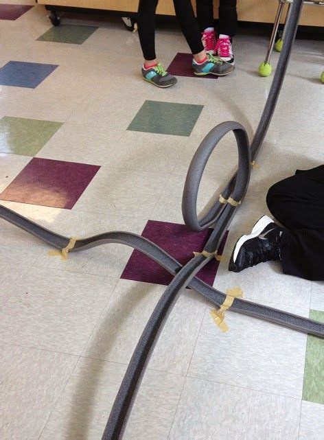 Stem Challenge Its All About Roller Coasters Using Foam Tubes And