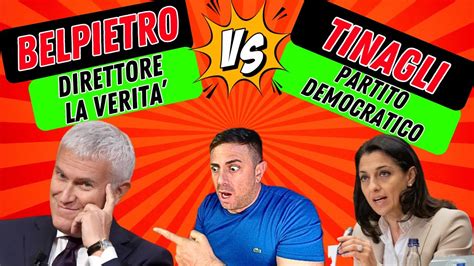 Belpietro Vs Tinagli Pd Uno Scontro Senza Precedenti Youtube