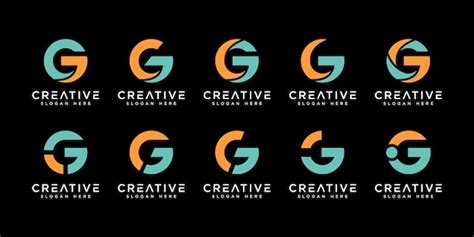 Premium Vector Set Of Initial Letter G Vector Logo Design