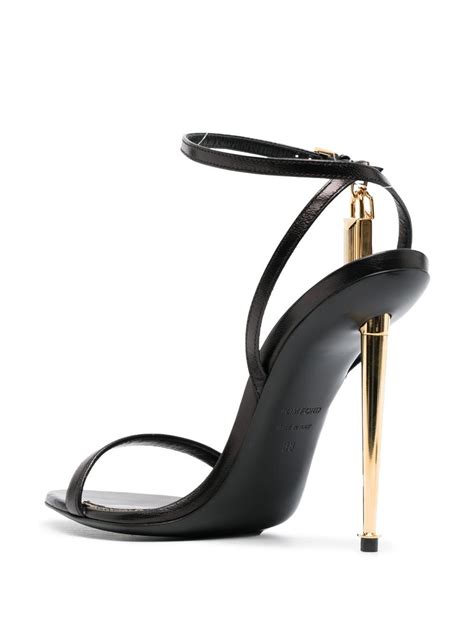 TOM FORD Padlock 120mm Sandals Farfetch