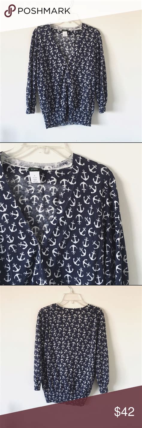 J Crew Navy Nautical Cardigan Clothes Design Fashion Design Fashion