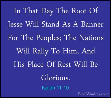 Isaiah 11 Holy Bible English