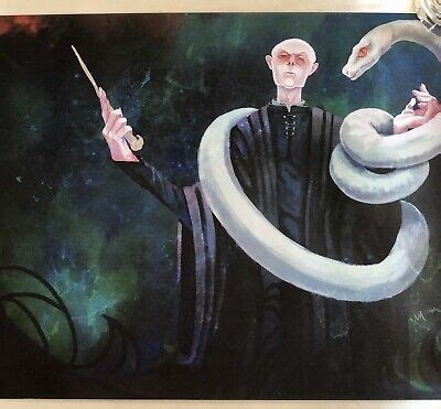 Harry Potter Voldemort Art Print Snake Nagini Poster Geek Gear ...