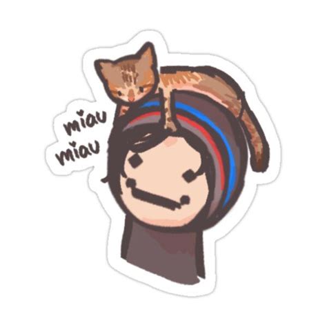 Miau Miau Quackity Tiger Sticker For Sale By Amelzing Vinyl