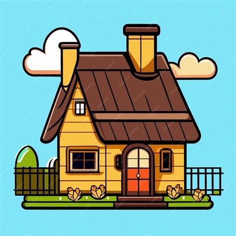 Premium Vector | Vector art home clipart